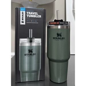 Stanley Adventure Quencher Travel (Overseas) Tumbler 30oz, HAMMERTONE GREEN‎